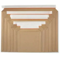 RAJA - 5 pochettes cartonnées fermeture adhésive - 33,4 x 23,4 cm