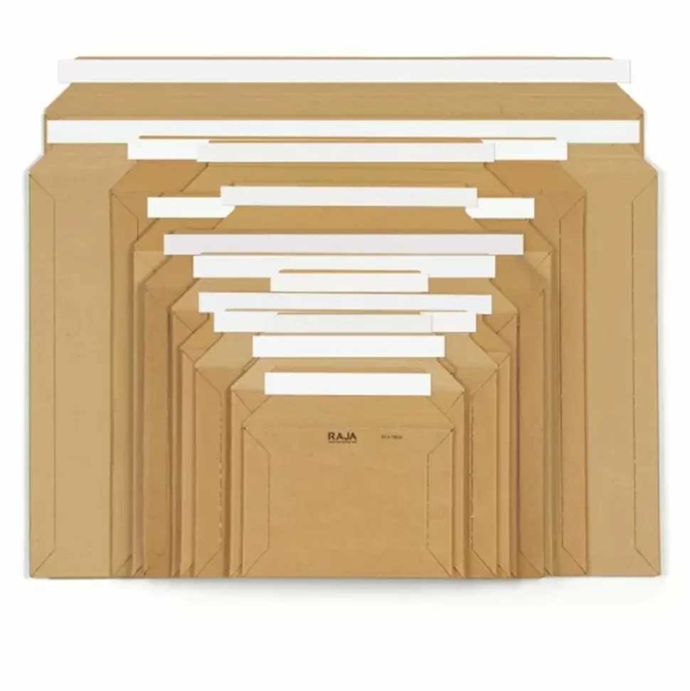 RAJA - 10 pochettes en carton - 33 x 23 cm