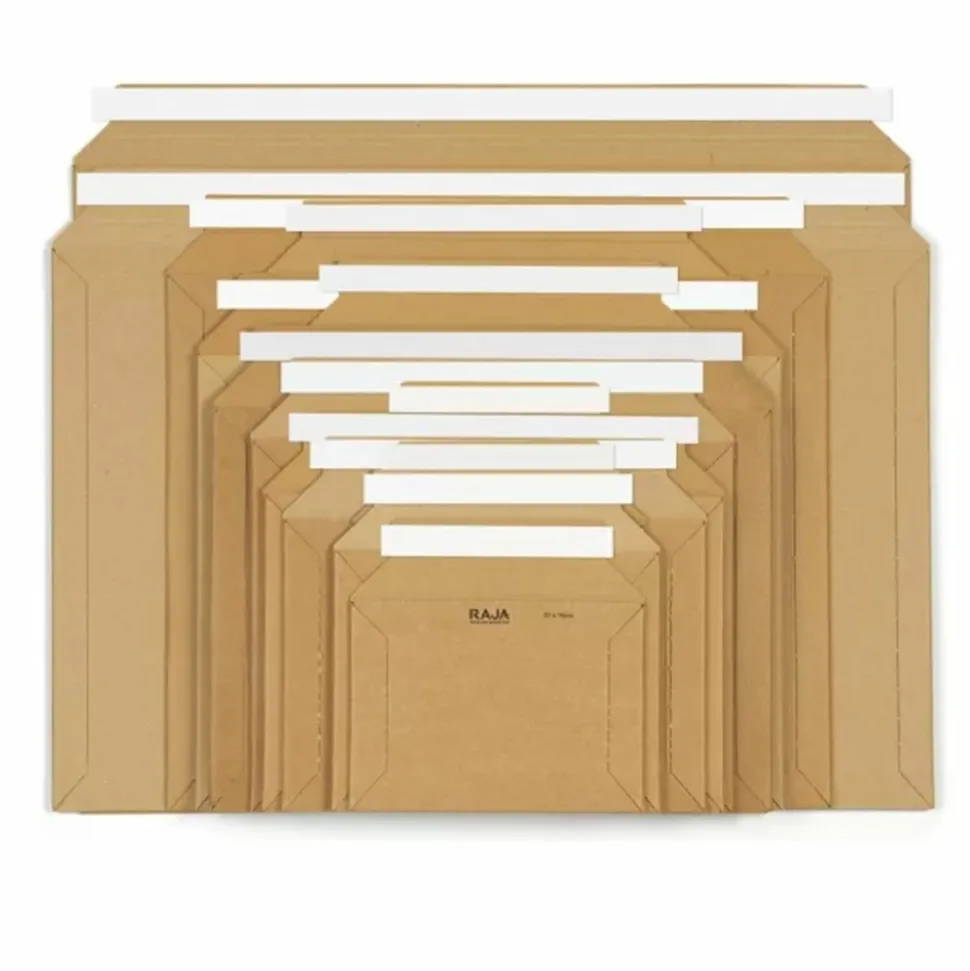 RAJA - 50 pochettes en carton - 25 x 20 cm