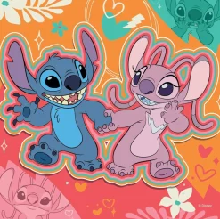 RAVENSBURGER - Puzzle jouer toute la journée stitch 3x49 pcs