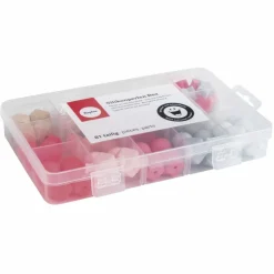 RAYHER - Coffret de perles en silicone - rose