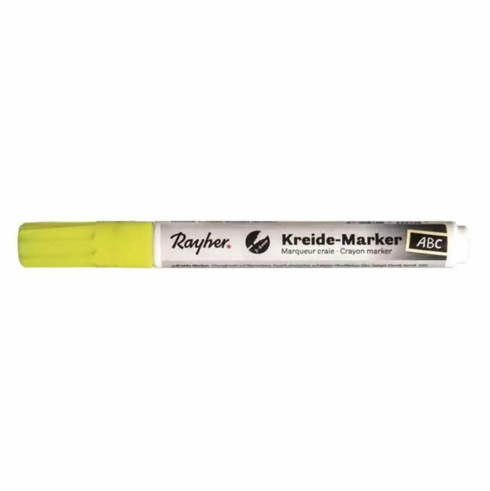RAYHER - Marqueur craie à pointe 2-6 mm - jaune vif