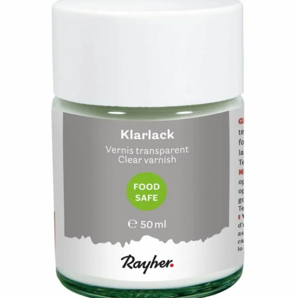 RAYHER - Vernis transparent compatible avec usage alimentaire 50 ml