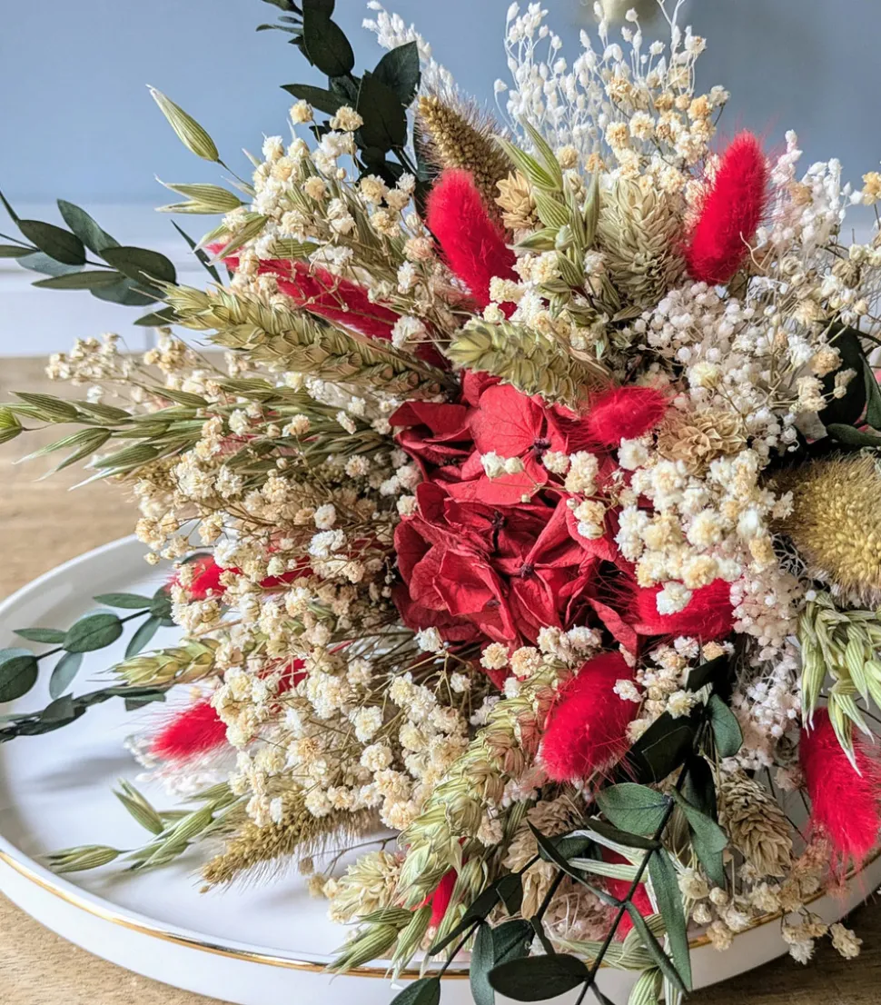 RECONCILIATION VEGETALE - Bouquet de fleurs séchées amour taille m