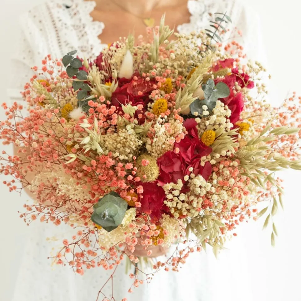RECONCILIATION VEGETALE - Bouquet de fleurs séchées agathe taille m