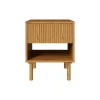 RENDEZ-VOUS DÉCO - Inès - table de chevet en bois d'hévéa massif 1 tiroir