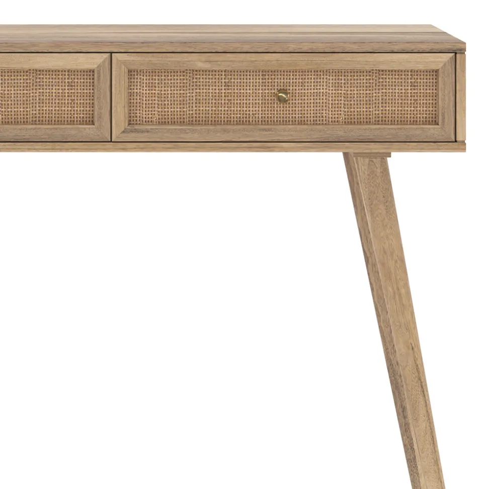 RENDEZ-VOUS DÉCO - Masala - console en bois de manguier 2 tiroirs