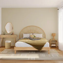 RENDEZ-VOUS DÉCO - Masala - console en bois de manguier 2 tiroirs
