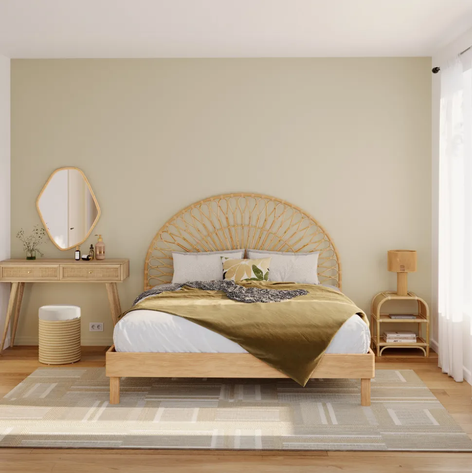 RENDEZ-VOUS DÉCO - Masala - console en bois de manguier 2 tiroirs