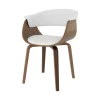 RENDEZ-VOUS DÉCO - Piada - chaise en cuir synthétique blanc