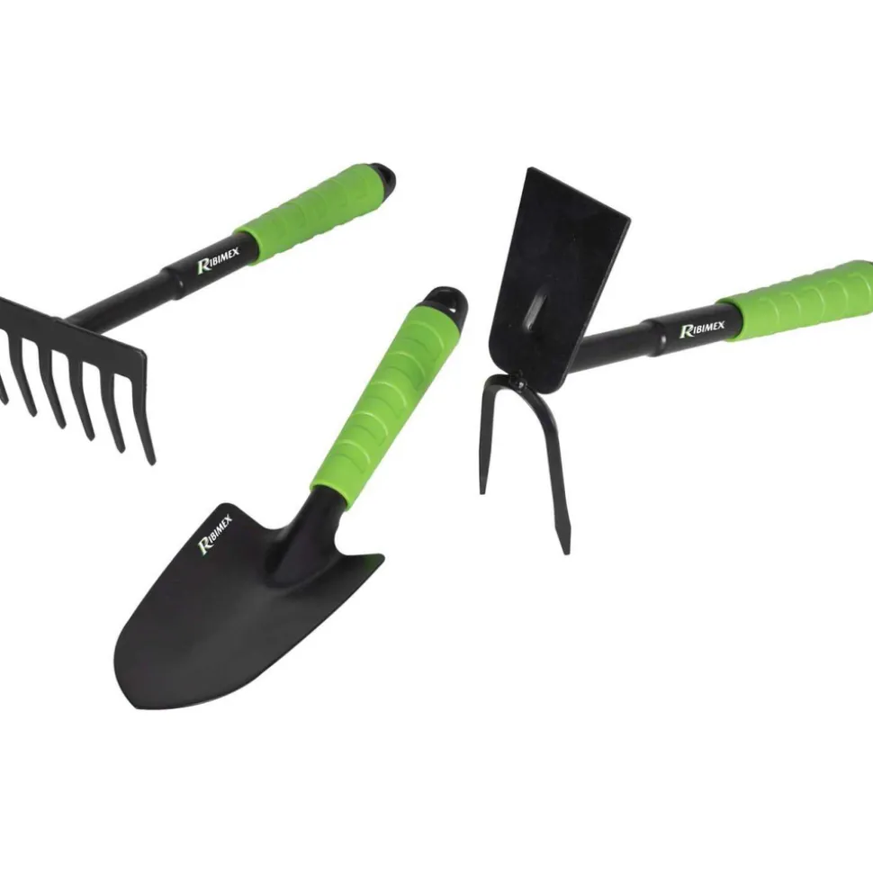 RIBILAND - Kit 3 outils à fleur en acier