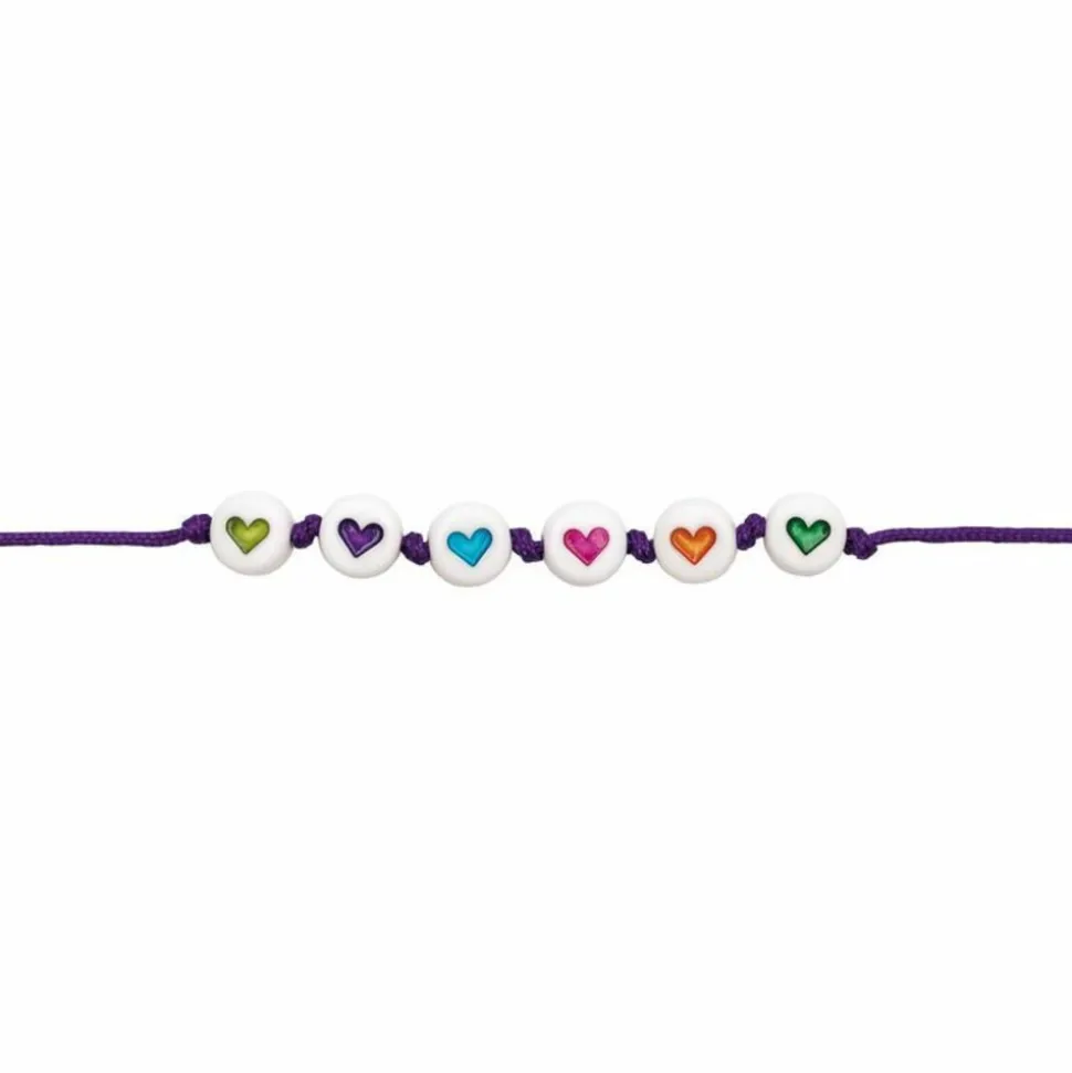 RICO DESIGN - 165 perles centre coeur 5 x 7 mm - multicolore