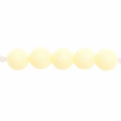 RICO DESIGN - 24 perles rondes 10 mm - blanc cassé