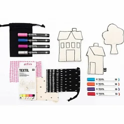 RICO DESIGN - Feutre pour textile 3 mm - bleu