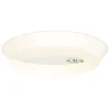 RIVIERA - Soucoupe ronde en polypropylène 100% recyclable Blanche Ø.48cm