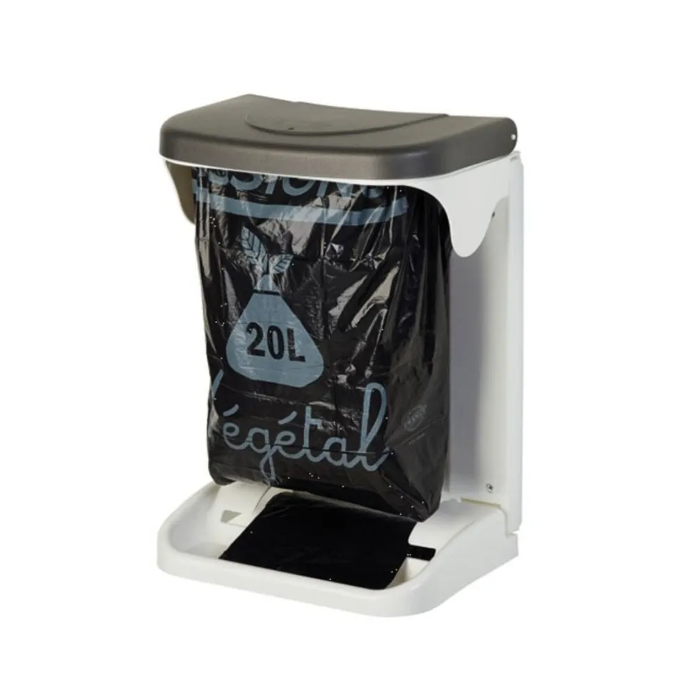 ROSSIGNOL - Rossignol poubelle de placard 10l blanc/gris - 91195