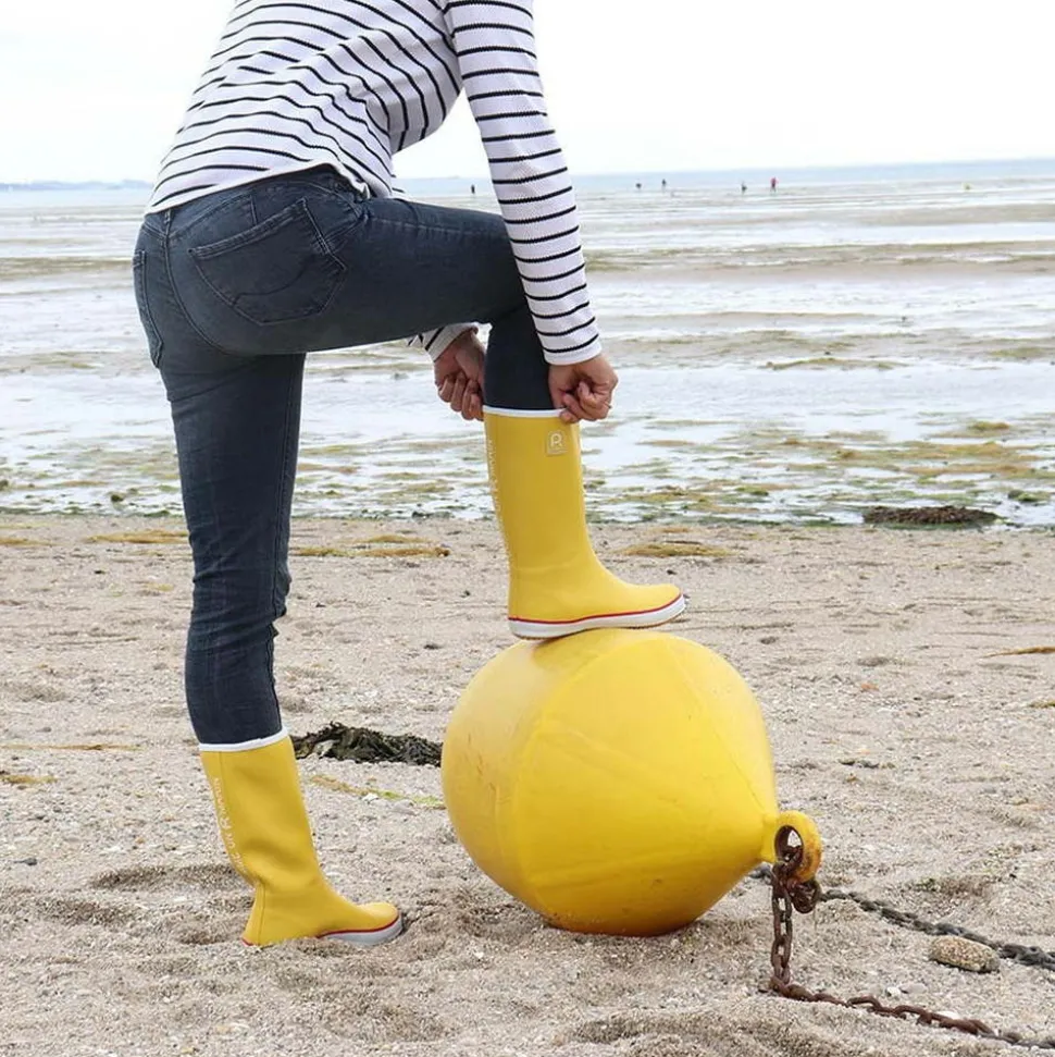 ROUCHETTE - Bottes de loisirs cap femme jaune - taille 41