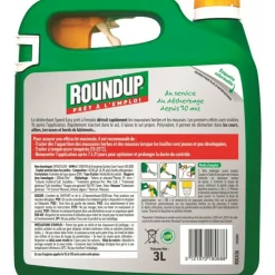 ROUND UP - Roundup - désherbant allée terrasse 3l pulvérisateur