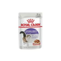 ROYAL CANIN - Bouchées sauce chat stérilisé de 1 à 7 ans Sterilised 12x85g