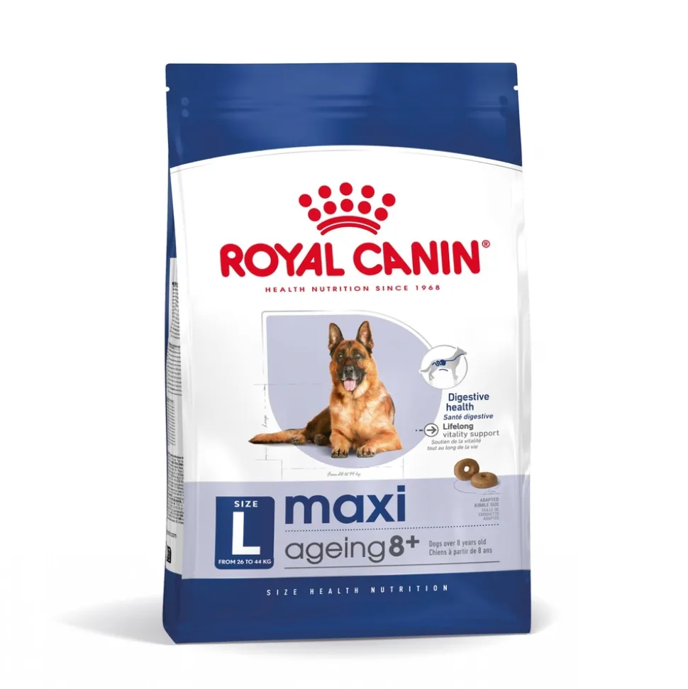 ROYAL CANIN - Croquettes chien grande taille de +8 ans Maxi Ageing 8+ 15kg