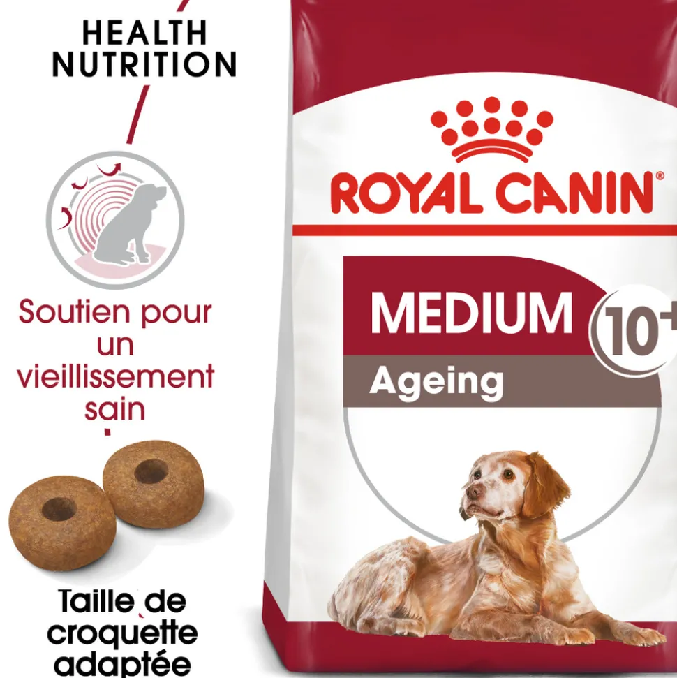 ROYAL CANIN - Croquettes chien taille moyenne de +10 ans Medium Ageing 3kg