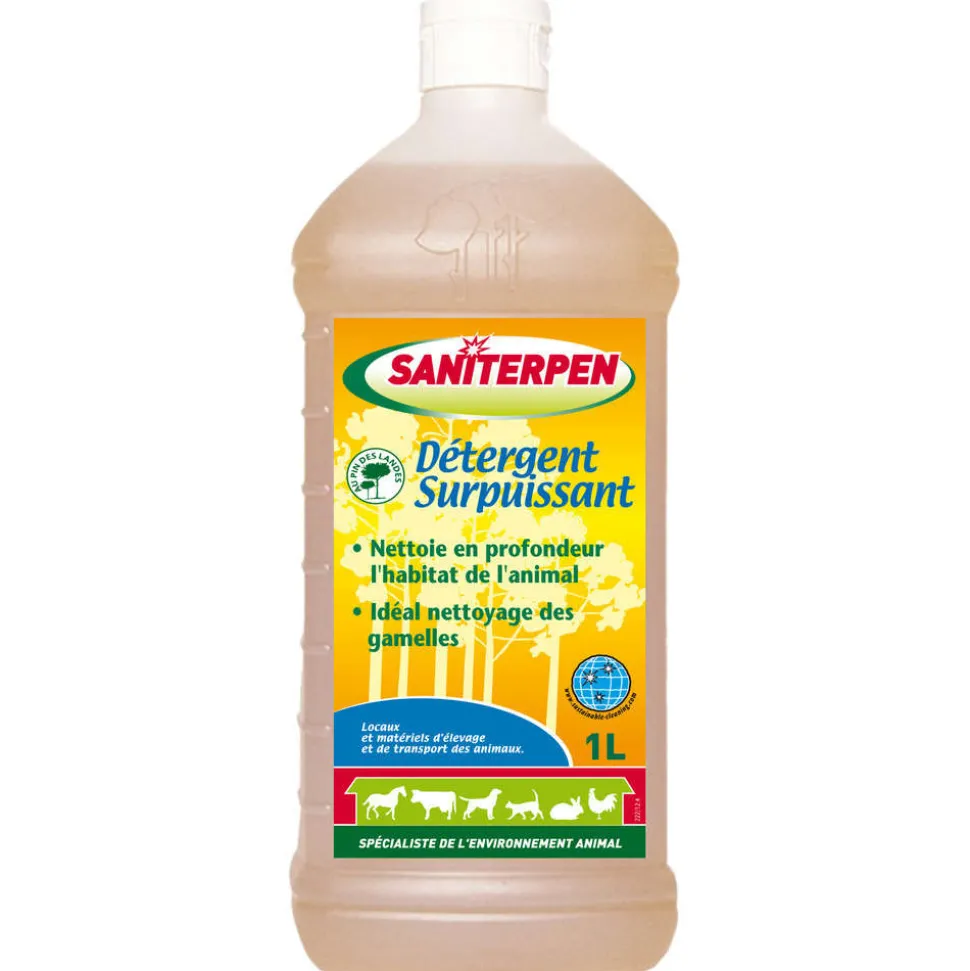 SANITERPEN - Détergent surpuissant concentré Saniterpen : bidon 1L