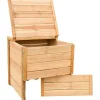 SAUVEGARDE58 - Composteur de jardin 650 litres douglas du morvan