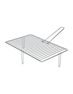 SAUVIC - Gril zincé à 3 pieds pour cheminées. 46,6x28cm
