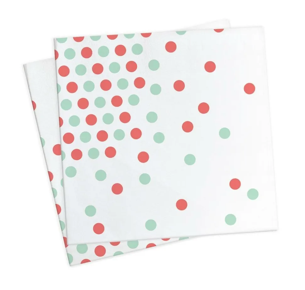 SCRAPCOOKING PARTY - 20 serviettes 33 x 33 cm - confettis