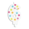 SCRAPCOOKING PARTY - Bougie d'anniversaire chiffre 6