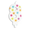 SCRAPCOOKING PARTY - Bougie d'anniversaire chiffre 8