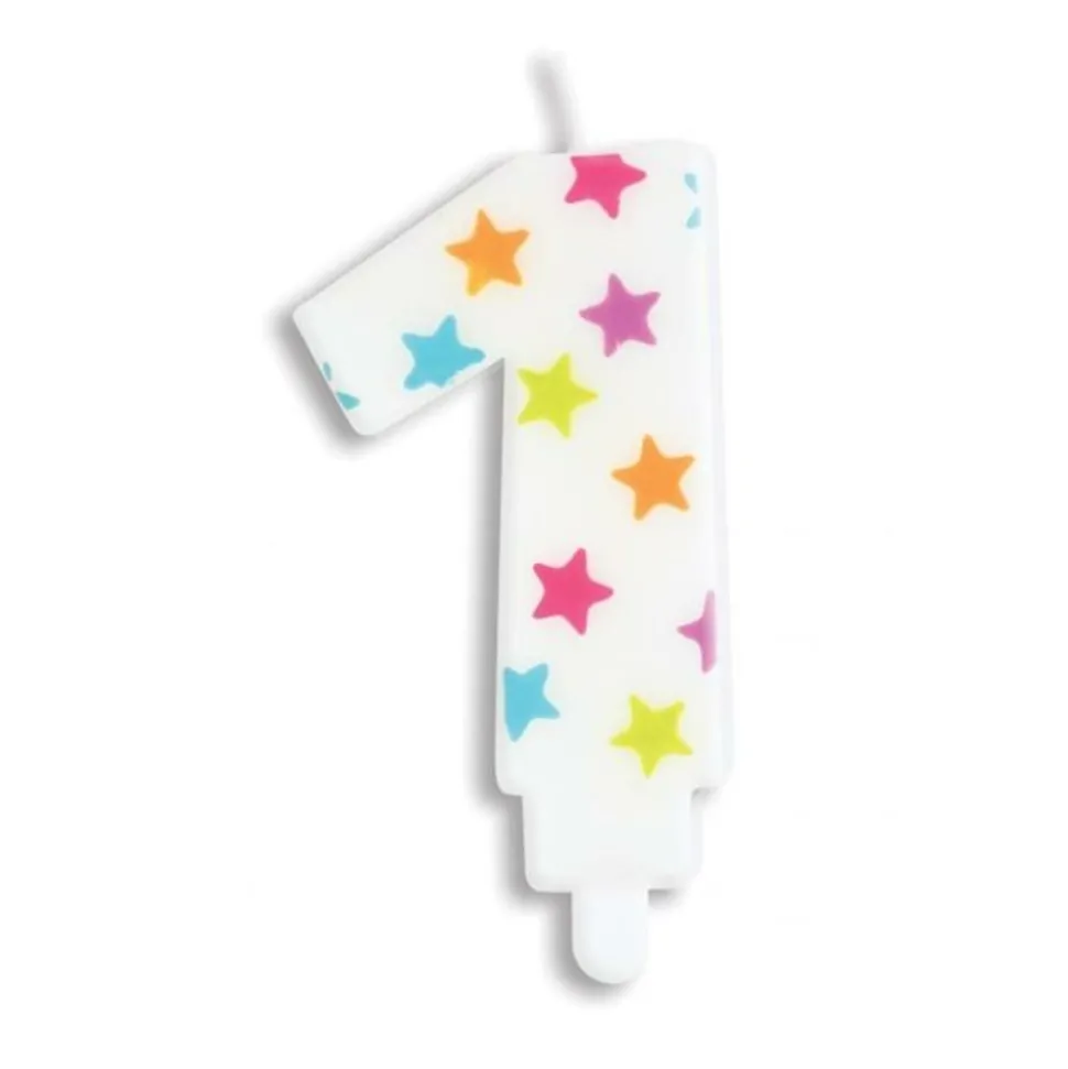 SCRAPCOOKING PARTY - Bougie d'anniversaire chiffre 1