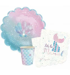 SCRAPCOOKING PARTY - Lot de 8 assiettes - sirène