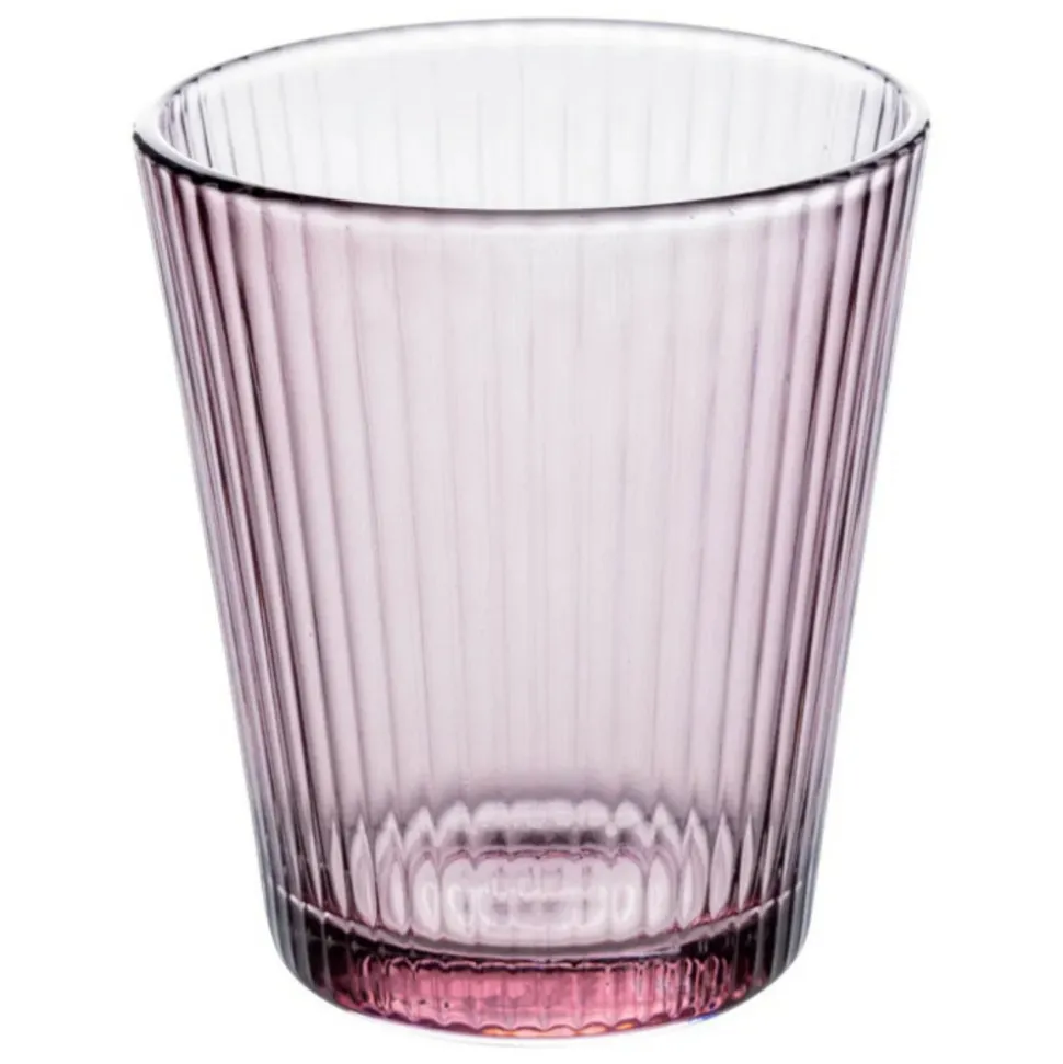 SECRET DE GOURMET - Lot de 6 gobelets en verre "maleau" 24cl multicolore