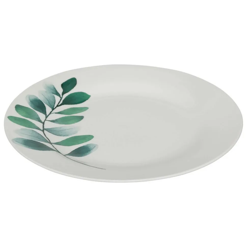 SG SECRET DE GOURMET - Service de table "végétal" 18 pièces en porcelaine
