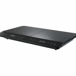 Silver style table domino à induction 58cm 3400w noir - 001976