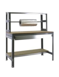 SIMONRACK - Etabli simonwork bt4 box 900 gris/bois gris/bois 1445x910x760 - simonrack