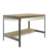 SIMONRACK - Etabli simonwork bt0 box 1200 gris/bois gris/bois 842x1210x760 - simonrack