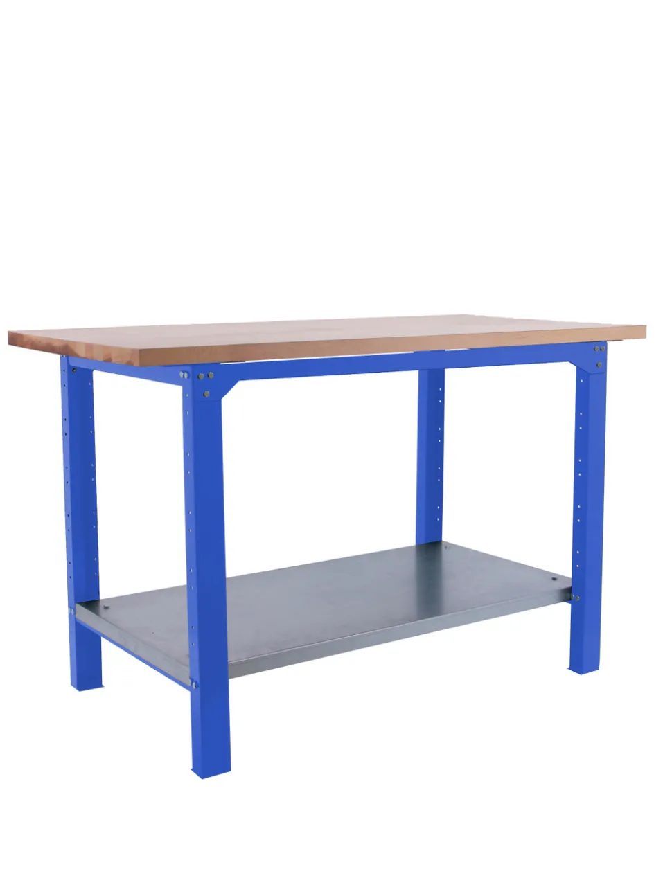SIMONRACK - Etabli simonwork bt6 pro laminate 1500 bleu/hêtre bleu/hêtre 865x1500x750 - simonrack