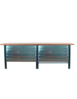 SIMONRACK - Etabli simonwork bt6 pro tandem laminate 10box 2600 an/h antracite/hêtre 865x2600x750 - simonrack