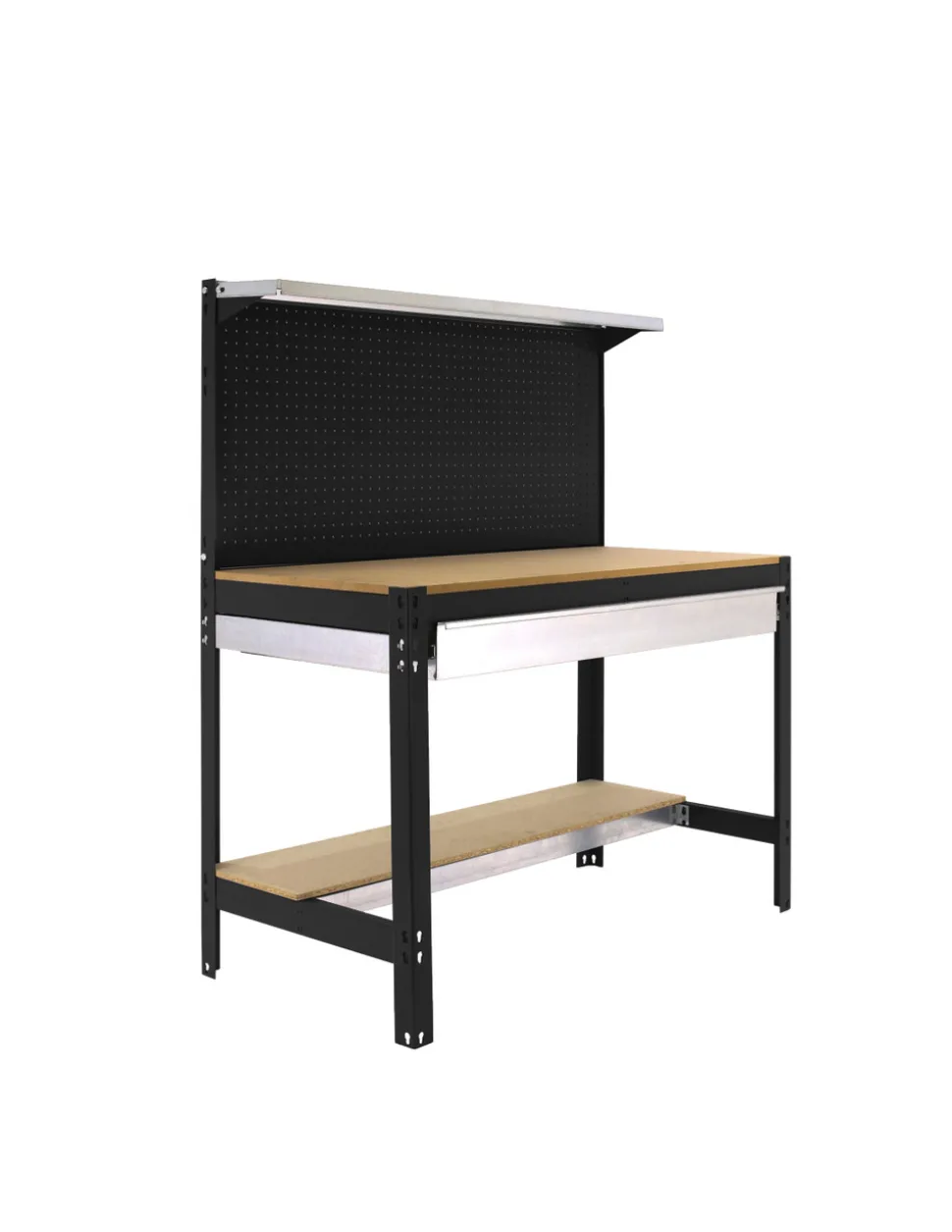SIMONRACK - Etabli simonwork bt3 box 900 antracite/bois antracite/bois 1445x910x610 - simonrack