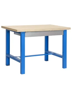 SIMONRACK - Etabli simonwork bt6 mdf 1box 1200x750 bleu/bois bleu/mdf 865x1200x750 - simonrack