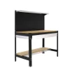 SIMONRACK - Etabli simonwork bt3 box 1200 antracite/bois antracite/bois 1445x1210x610 - simonrack