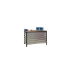 SIMONRACK - Etabli simonwork bt5 box6 1500 antracite/bois - 842x1510x760 600kg - simonrack