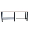 SIMONRACK - Etabli simonwork bt6 pro tandem laminate 2600 antra/hêtre antracite/hêtre 865x2600x750 - simonrack