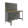SIMONRACK - Etabli simonwork bt2 cabinet 900 gris/bois gris/bois 1445x910x610 - simonrack