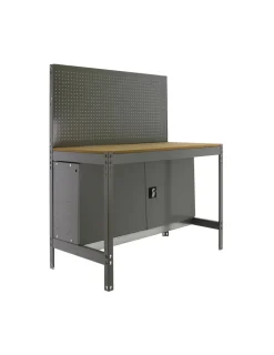 SIMONRACK - Etabli simonwork bt2 cabinet 900 gris/bois gris/bois 1445x910x610 - simonrack