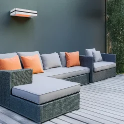 SINED - Chauffage de terrasse infrarouge argente 2000w sined caldo i box