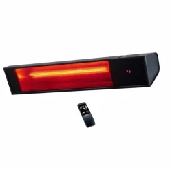 SINED - Chauffage infrarouge cristal noir sined caldo vetro nero 2000