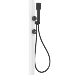 SINED - Douche blanche alu led capteur 3 jets usage interieurexterieur